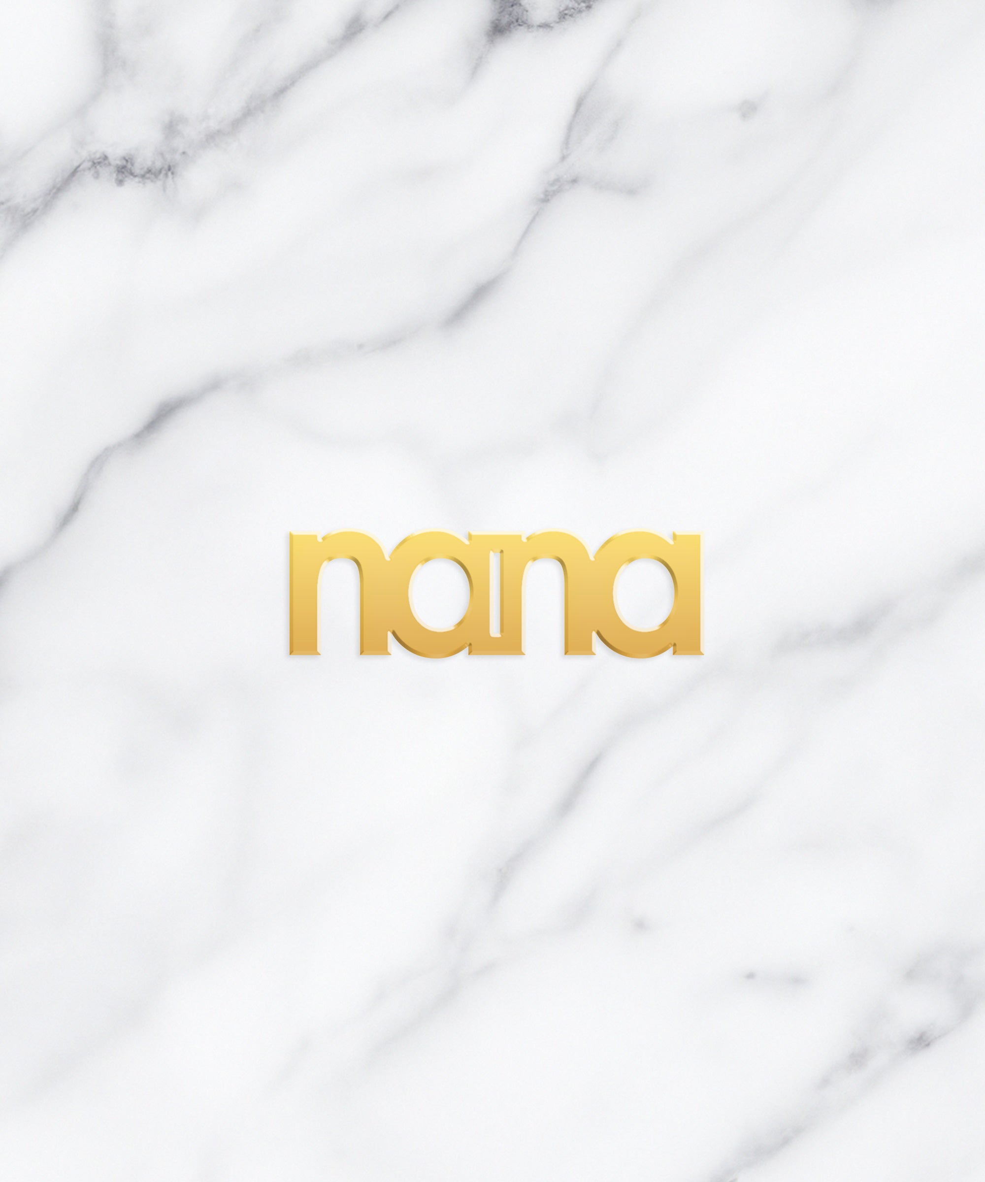 Nana Word Charm - High Quality, Affordable, Individual Charm for a Custom Locket - Available in Gold and Silver - Made in USA - Brevity Jewelry - Gift for Grandma