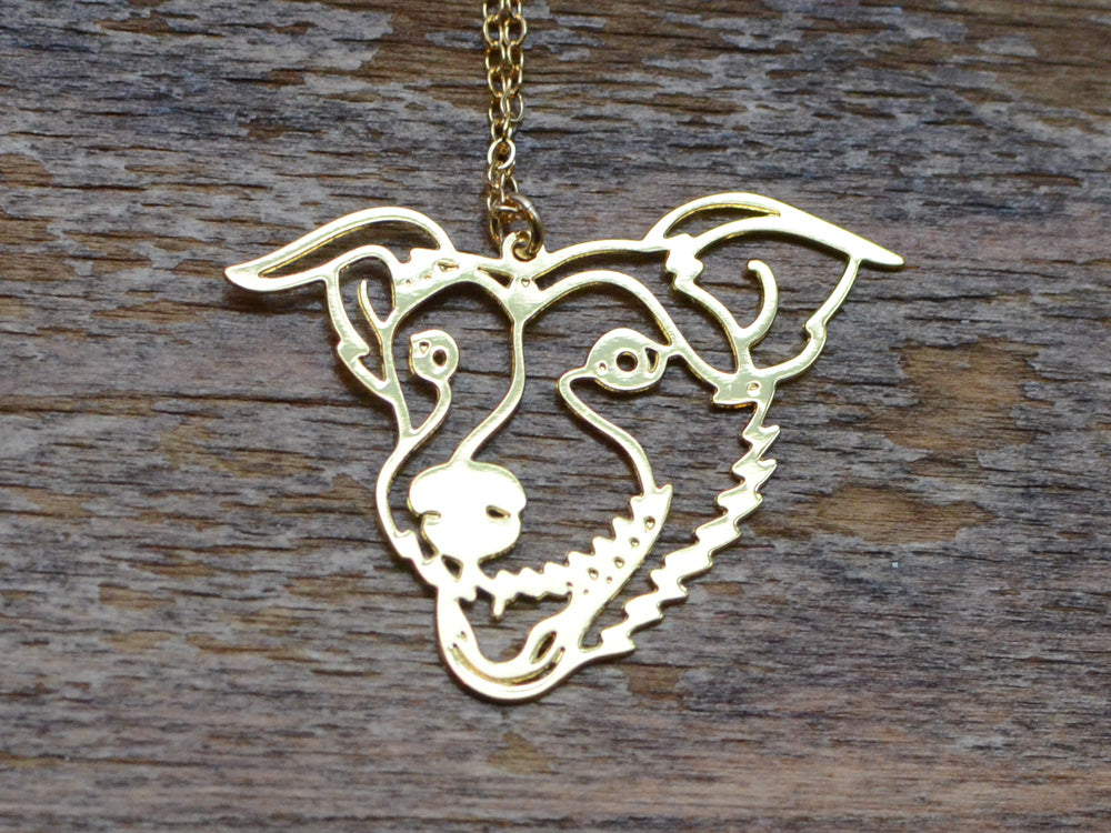 Custom Pet Portrait Necklace - Your Pet Hand Drawn By An Artist - High Quality, Affordable, One-of-a-kind, Personalized Necklace - Available in Gold and Silver - Made in USA - Brevity Jewelry - The Pefect Gift