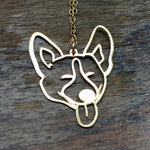 Custom Pet Portrait Necklace - Your Pet Hand Drawn By An Artist - High Quality, Affordable, One-of-a-kind, Personalized Necklace - Available in Gold and Silver - Made in USA - Brevity Jewelry - The Pefect Gift