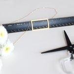 Large Rectangle Necklace - High Quality, Affordable Necklace - Available in Gold and Silver - Made in USA - Brevity Jewelry