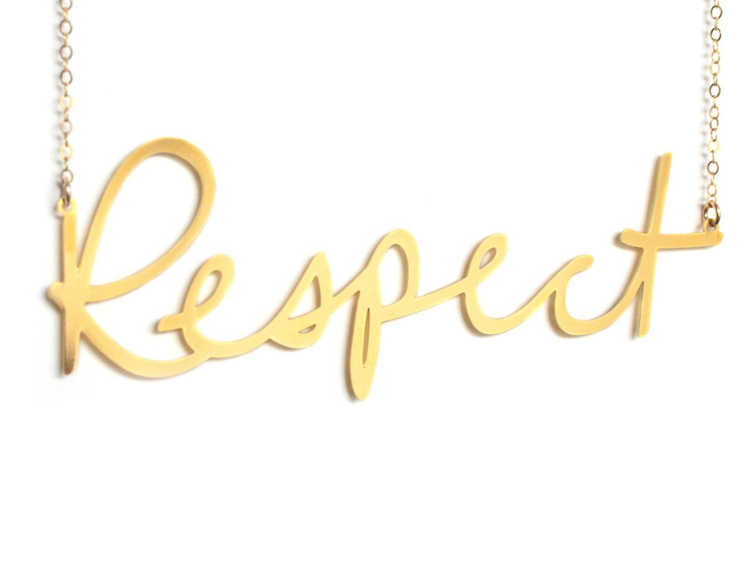 Respect - XX {{ product.type }} - Brevity Jewelry - Made in USA - Affordable gold and silver necklaces