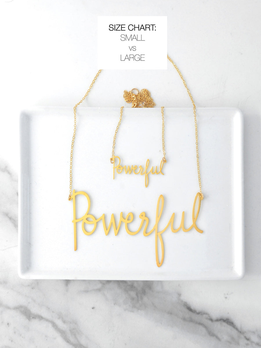 No More Injustice Empowerment Necklace