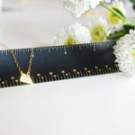 Small Trapezoid Necklace - High Quality, Affordable Necklace - Available in Gold and Silver - Made in USA - Brevity Jewelry