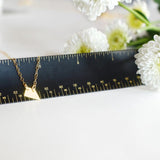 Small Trapezoid Necklace - High Quality, Affordable Necklace - Available in Gold and Silver - Made in USA - Brevity Jewelry