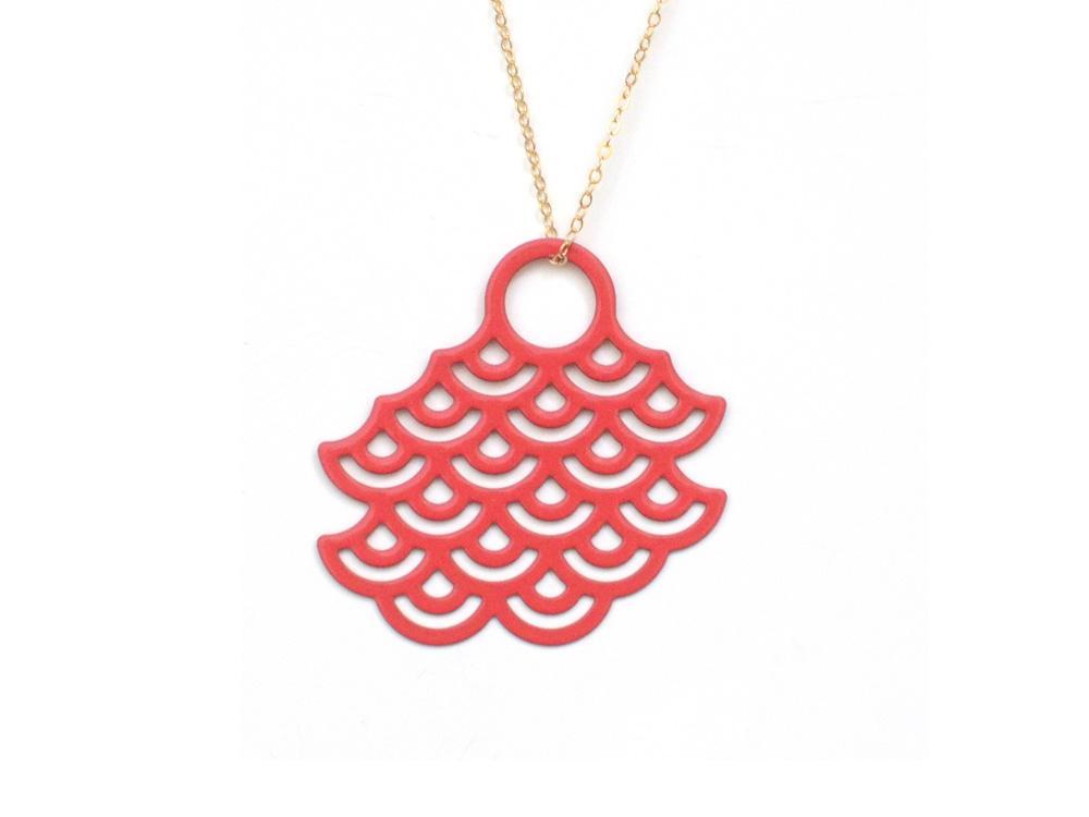 Wave  - Brevity Jewelry - Made in USA - Affordable gold and silver necklaces